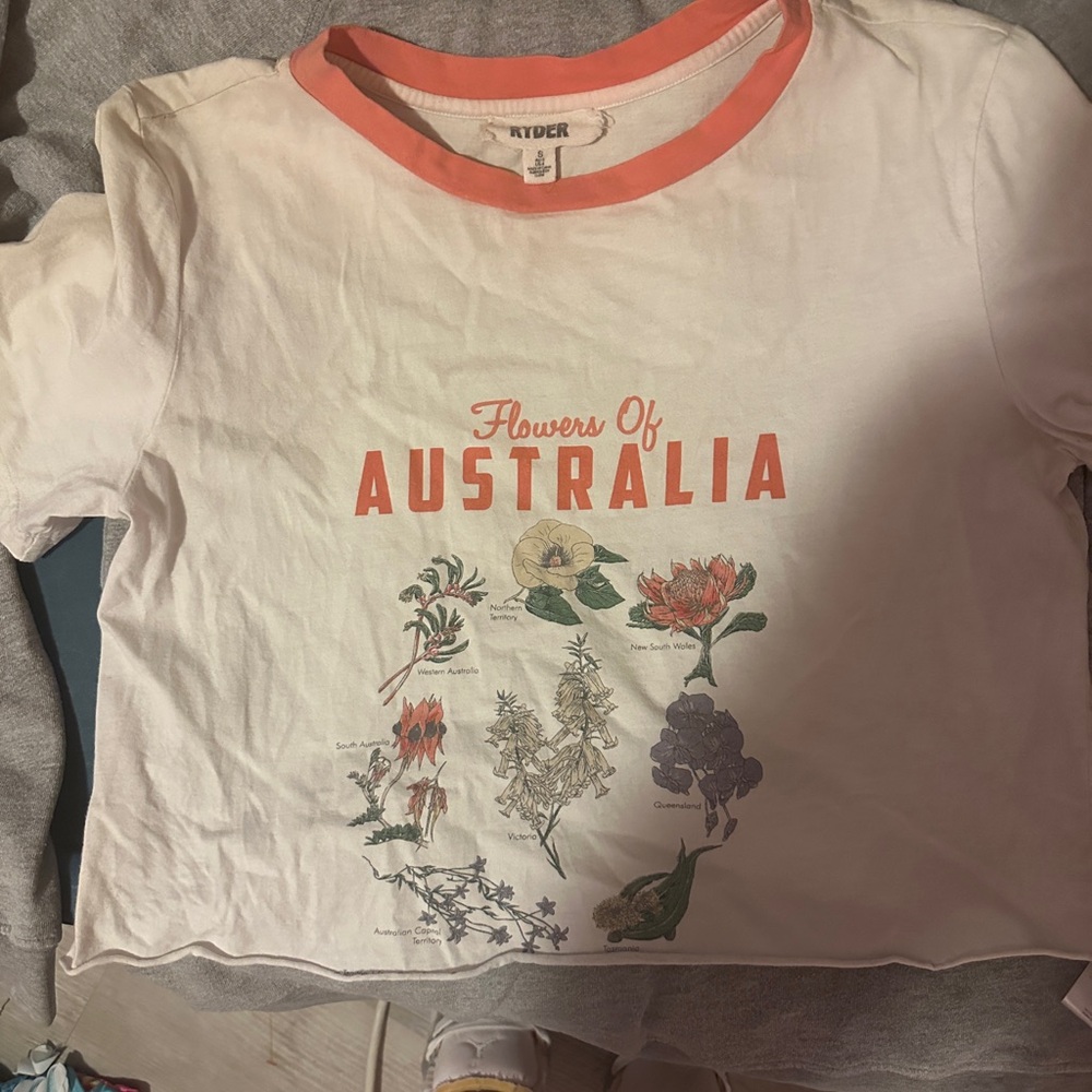 Arnhem Flowers of Australia crop top
